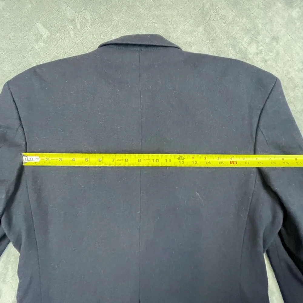 Oscar de la‎ Renta Men's Elegant Black Wool Blazer